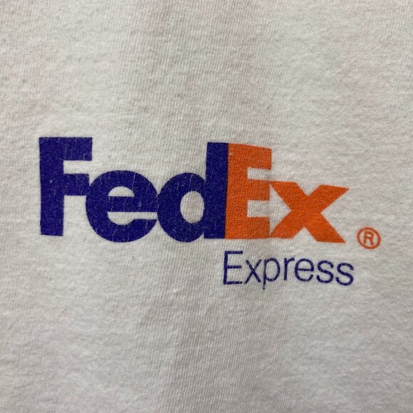 2 FedEx T-Shirts Size Large FedEx Express - Picture 3 of 15